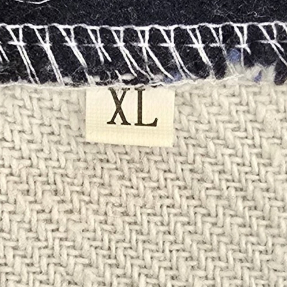 Unbranded Plaid Shacket Women XL Blue White Polyester Flannel Button Crop - Picture 5 of 10